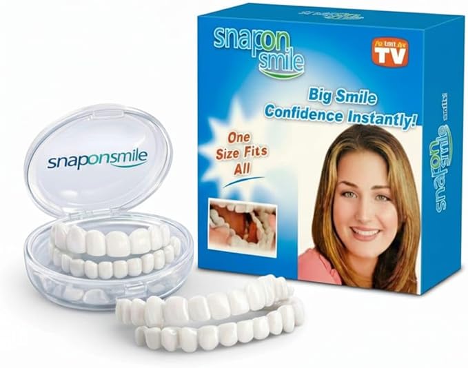 1Pair Adjustable Dental Veneers Unisex Teeth Veneer for Men and Women